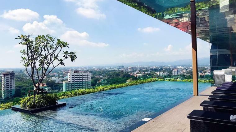 The Astra Luxury Condo In Town Chiang Mai Exteriör bild